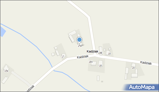 Kadziak, Kadziak, 17a, mapa Kadziak