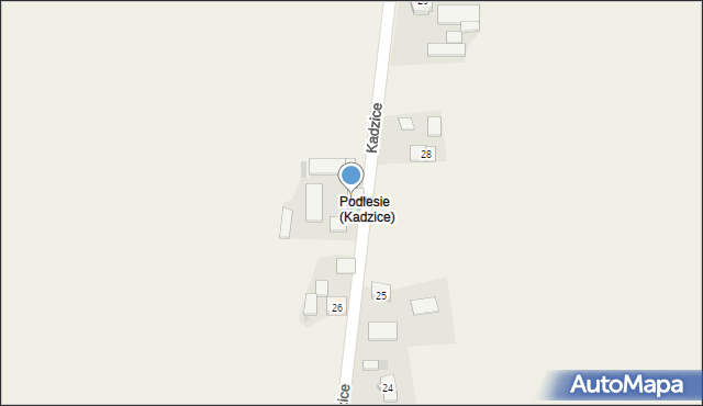 Kadzice, Kadzice, 27, mapa Kadzice