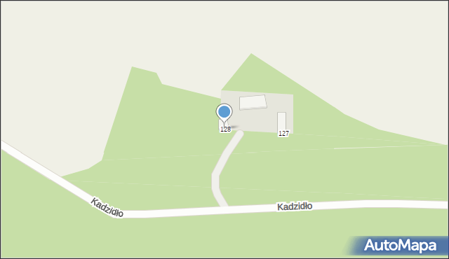 Kadzidło, Kadzidło, 128, mapa Kadzidło