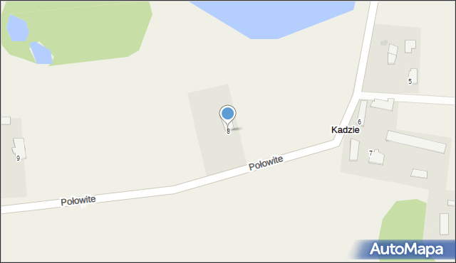 Kadzie, Kadzie, 8, mapa Kadzie