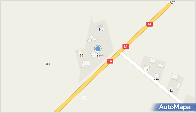 Kadzielin, Kadzielin, 34, mapa Kadzielin