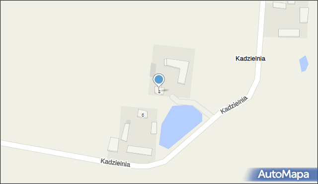 Kadzielnia, Kadzielnia, 4, mapa Kadzielnia