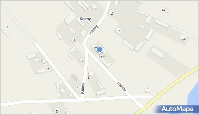 Kaimy, Kaimy, 17A, mapa Kaimy