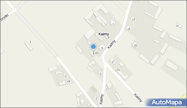 Kaimy, Kaimy, 4, mapa Kaimy