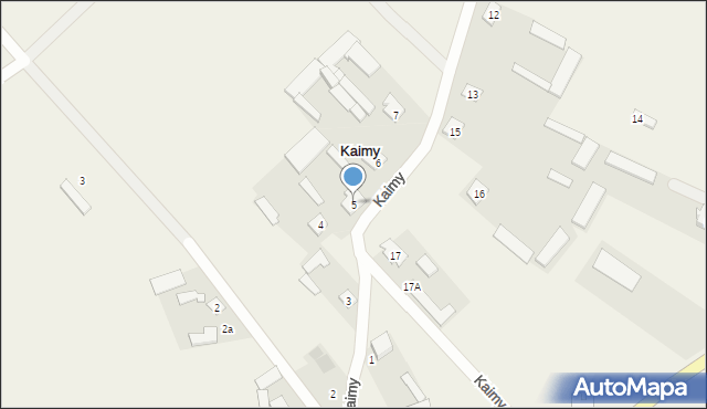 Kaimy, Kaimy, 5, mapa Kaimy