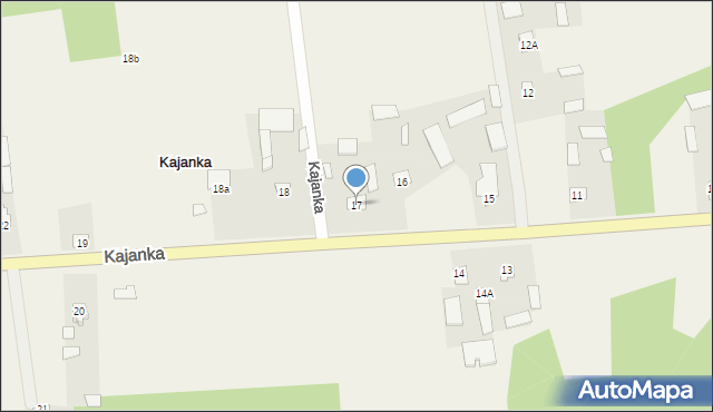 Kajanka, Kajanka, 17, mapa Kajanka