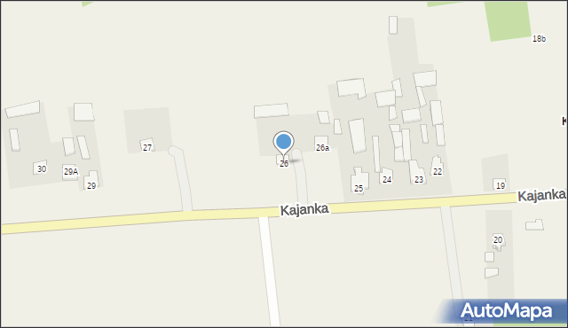 Kajanka, Kajanka, 26, mapa Kajanka