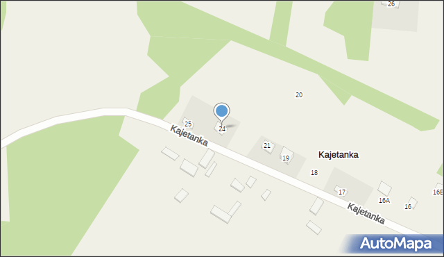 Kajetanka, Kajetanka, 24, mapa Kajetanka