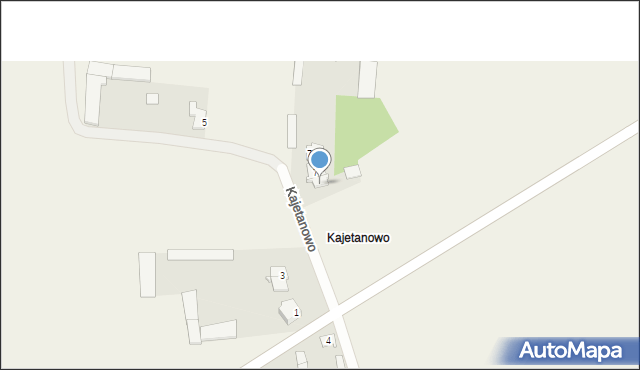 Kajetanowo, Kajetanowo, 9, mapa Kajetanowo