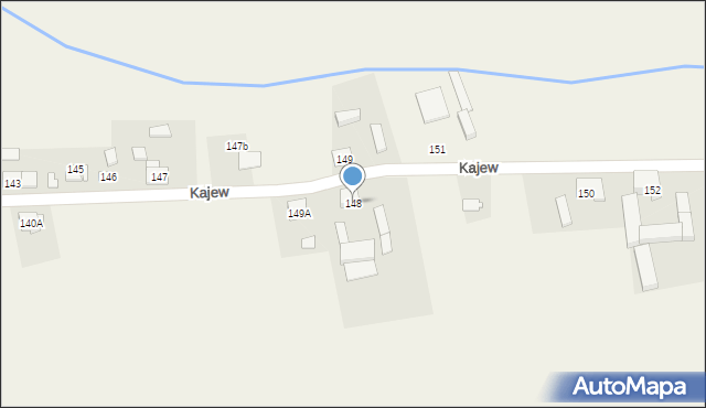 Kajew, Kajew, 148, mapa Kajew