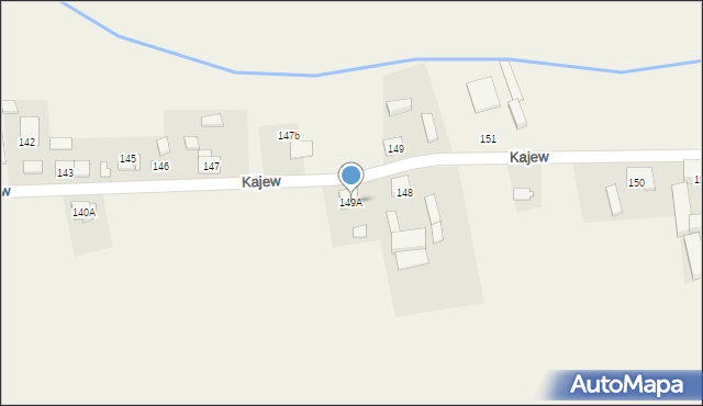 Kajew, Kajew, 149A, mapa Kajew