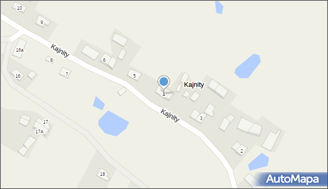 Kajnity, Kajnity, 4, mapa Kajnity