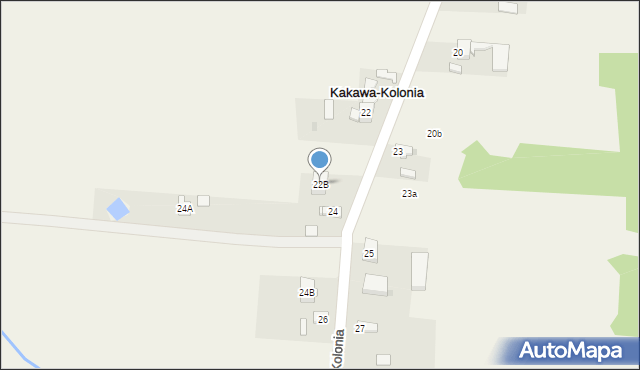 Kakawa-Kolonia, Kakawa-Kolonia, 22B, mapa Kakawa-Kolonia
