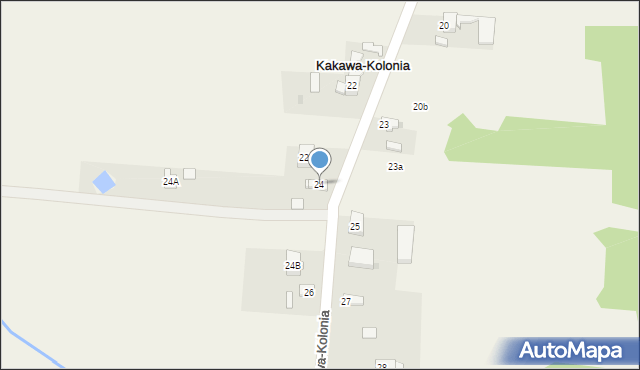 Kakawa-Kolonia, Kakawa-Kolonia, 24, mapa Kakawa-Kolonia