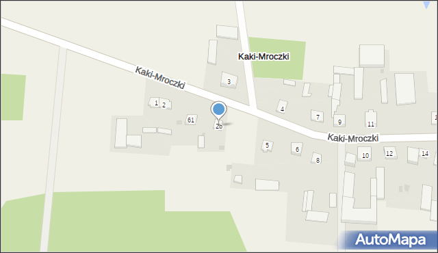 Kaki-Mroczki, Kaki-Mroczki, 2b, mapa Kaki-Mroczki