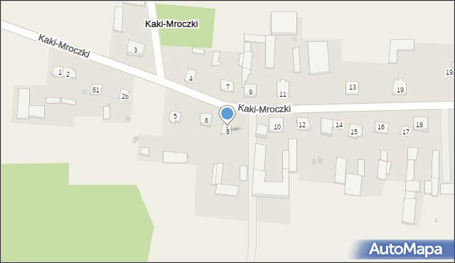 Kaki-Mroczki, Kaki-Mroczki, 8, mapa Kaki-Mroczki