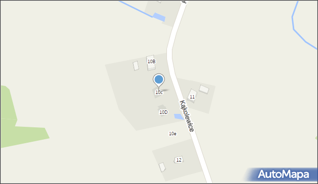 Kąkolewice, Kąkolewice, 10c, mapa Kąkolewice
