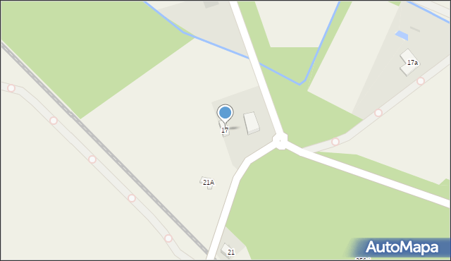 Kąkolewice, Kąkolewice, 17, mapa Kąkolewice