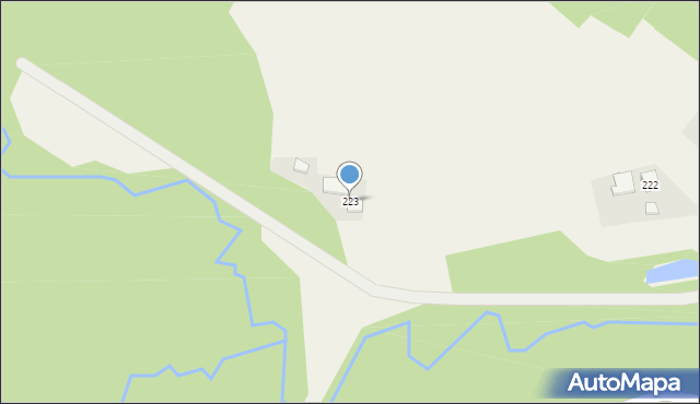 Kąkolówka, Kąkolówka, 223, mapa Kąkolówka