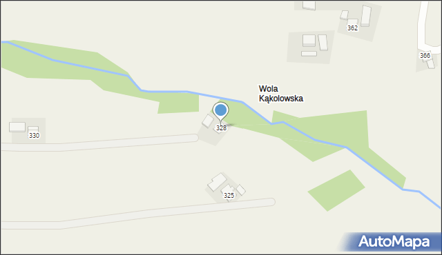 Kąkolówka, Kąkolówka, 328, mapa Kąkolówka