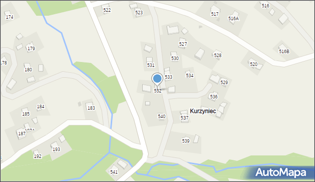 Kąkolówka, Kąkolówka, 532, mapa Kąkolówka