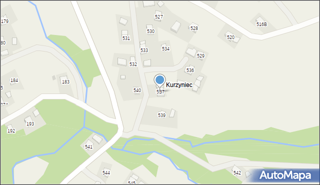 Kąkolówka, Kąkolówka, 537, mapa Kąkolówka