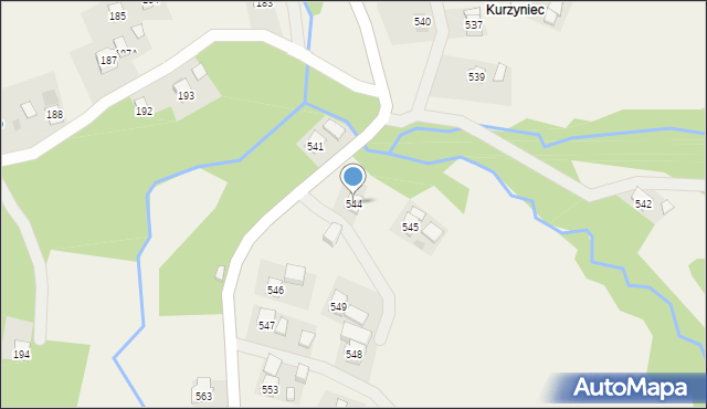 Kąkolówka, Kąkolówka, 686, mapa Kąkolówka