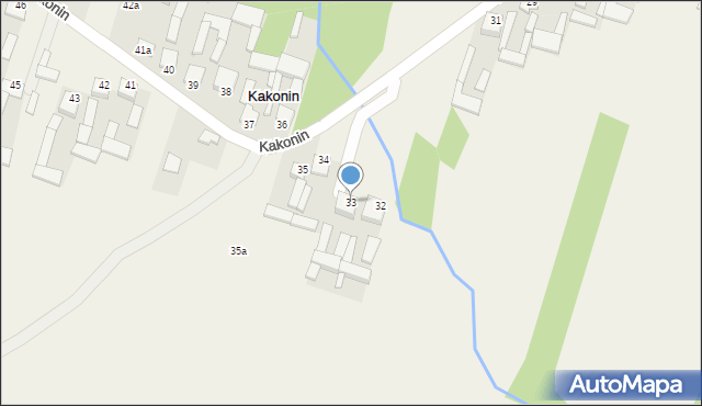 Kakonin, Kakonin, 33, mapa Kakonin