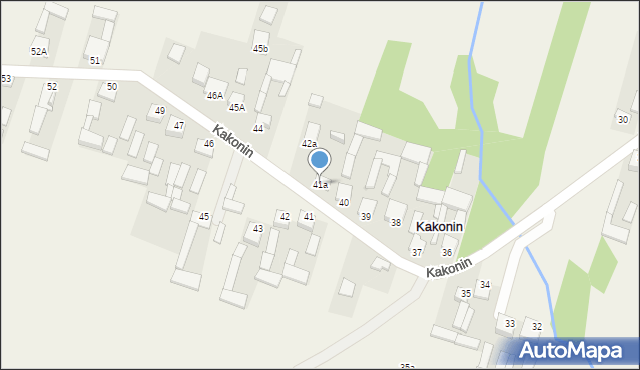 Kakonin, Kakonin, 41a, mapa Kakonin