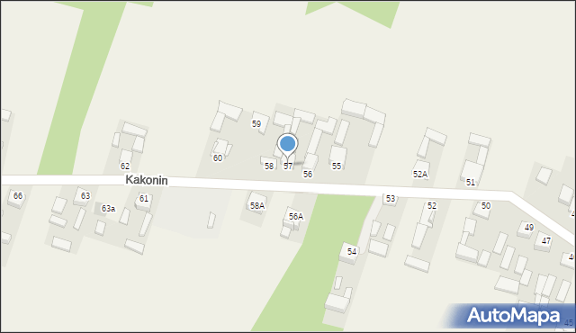Kakonin, Kakonin, 57, mapa Kakonin