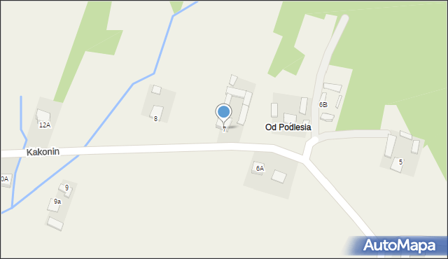 Kakonin, Kakonin, 7, mapa Kakonin