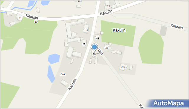 Kakulin, Kakulin, 26, mapa Kakulin