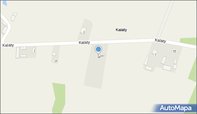 Kalaty, Kalaty, 1a, mapa Kalaty