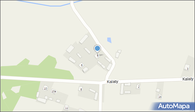 Kalaty, Kalaty, 5, mapa Kalaty