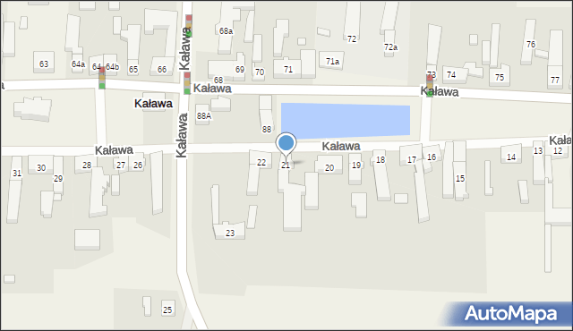 Kaława, Kaława, 21, mapa Kaława