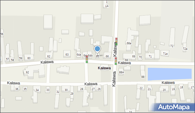 Kaława, Kaława, 65, mapa Kaława