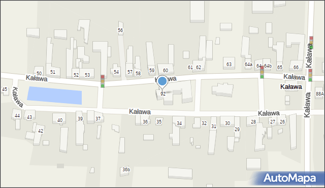 Kaława, Kaława, 92, mapa Kaława