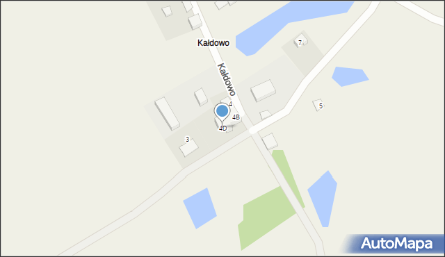 Kałdowo, Kałdowo, 4D, mapa Kałdowo