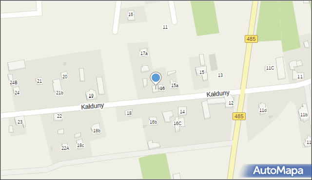 Kałduny, Kałduny, 17, mapa Kałduny