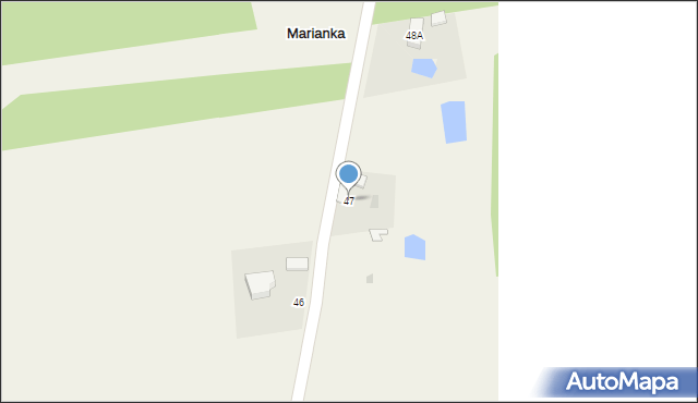 Kałduny, Kałduny, 47, mapa Kałduny