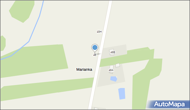 Kałduny, Kałduny, 48, mapa Kałduny