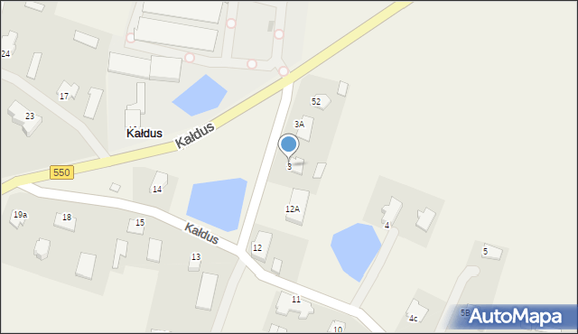 Kałdus, Kałdus, 3, mapa Kałdus