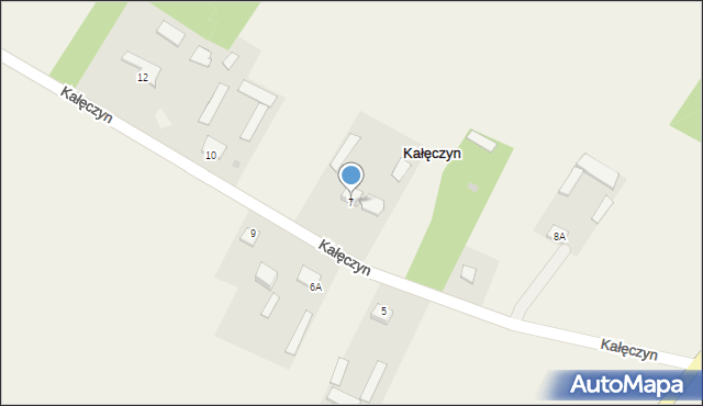 Kałęczyn, Kałęczyn, 8, mapa Kałęczyn