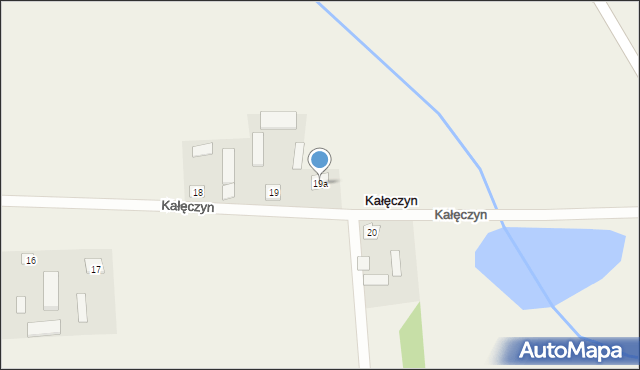 Kałęczyn, Kałęczyn, 19a, mapa Kałęczyn