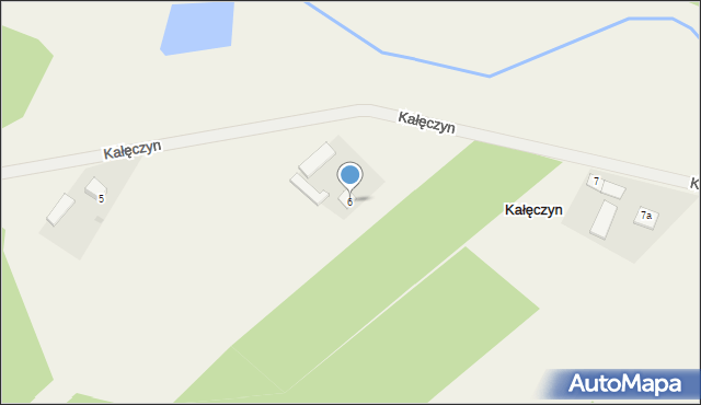 Kałęczyn, Kałęczyn, 6, mapa Kałęczyn