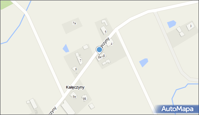 Kałęczyny, Kałęczyny, 6A, mapa Kałęczyny