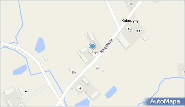 Kałęczyny, Kałęczyny, 9, mapa Kałęczyny