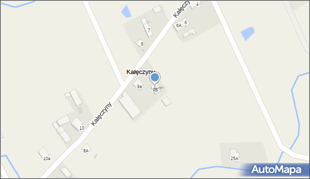 Kałęczyny, Kałęczyny, 9B, mapa Kałęczyny