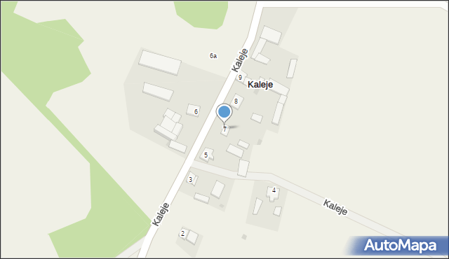 Kaleje, Kaleje, 7, mapa Kaleje