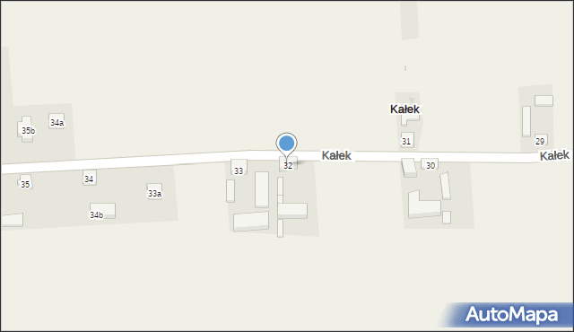 Kałek, Kałek, 32, mapa Kałek